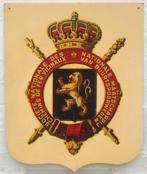 Plaque en métal tramway vicinal belge tout début années 1950, Envoi, Utilisé, Tram, Autres types