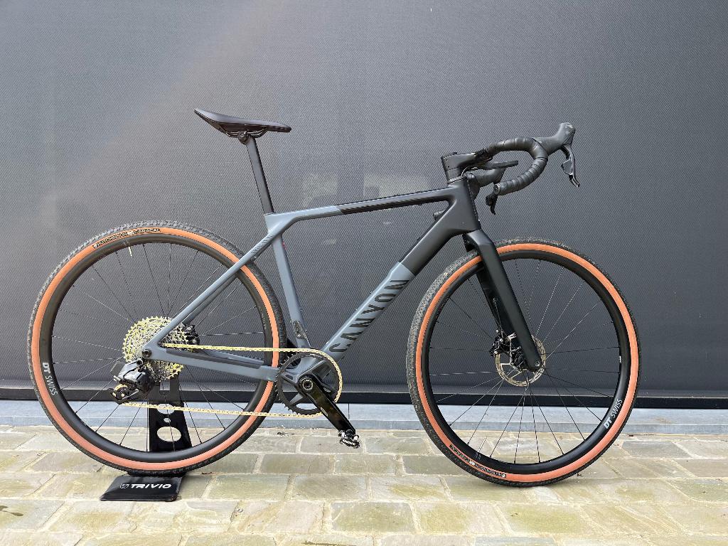 Gravel fiets Canyon grail (maat S) met vermogenmeter, Enlèvement, Carbone