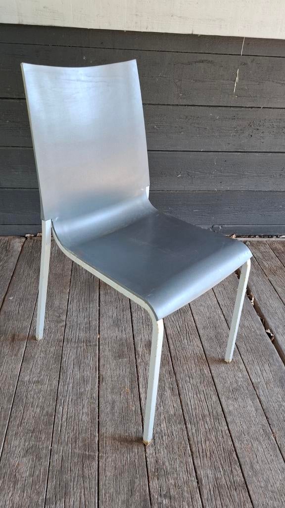 36 horeca design BONTEMPI eva italy stapelbaar lot vitra, Gebruikt, Ophalen of Verzenden, Metaal, Grijs