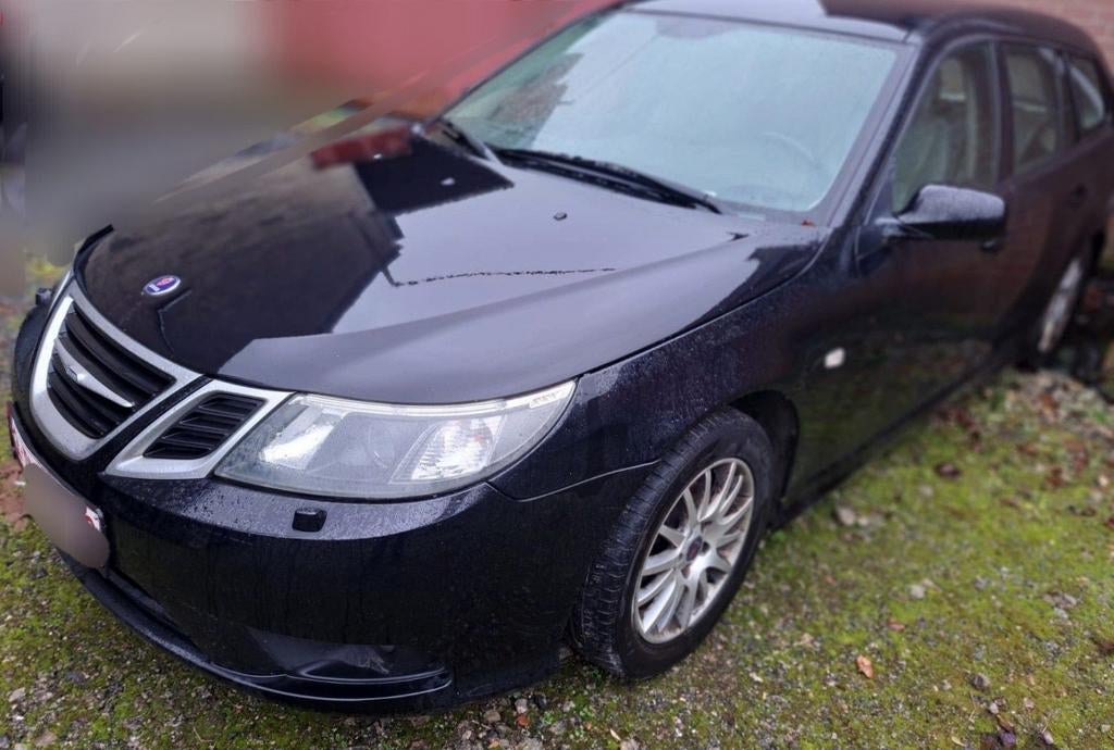Saab 9.3 break attache remorque gpl d origine vialle, Leder, Break, Particulier, Radio