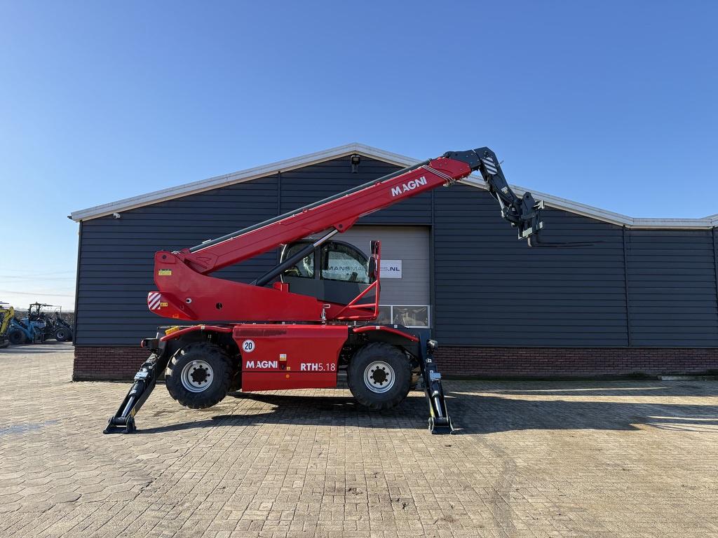 MAGNI RTH 5.18 roterende verreiker NIEUW, Articles professionnels, Machines & Construction | Grues & Excavatrices, Chariot télescopique