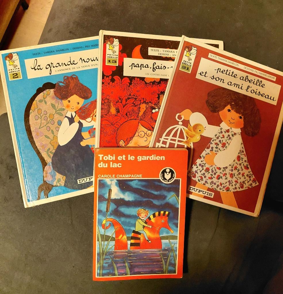 Lot 4 Vintage DUPUIS - Petite Abeille & Tobi - Années 70, Enlèvement, Comme neuf