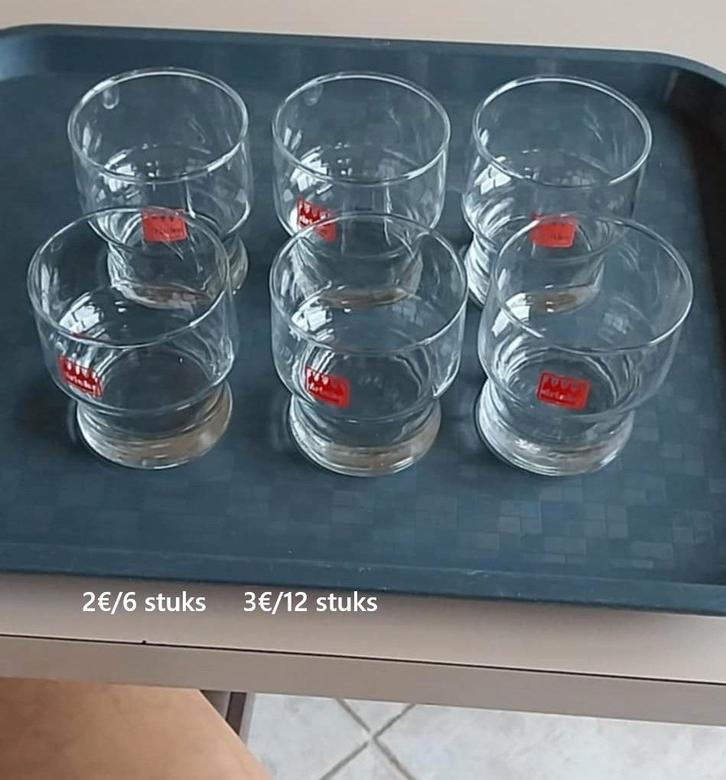 GLAZEN aan spotprijs, Collections, Verres & Petits Verres, Comme neuf, Enlèvement