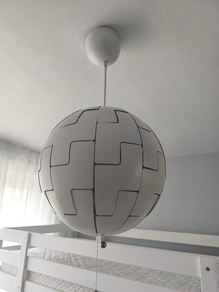 Plafonnier ikea blanc/argent, Maison & Meubles, Lampes | Suspensions