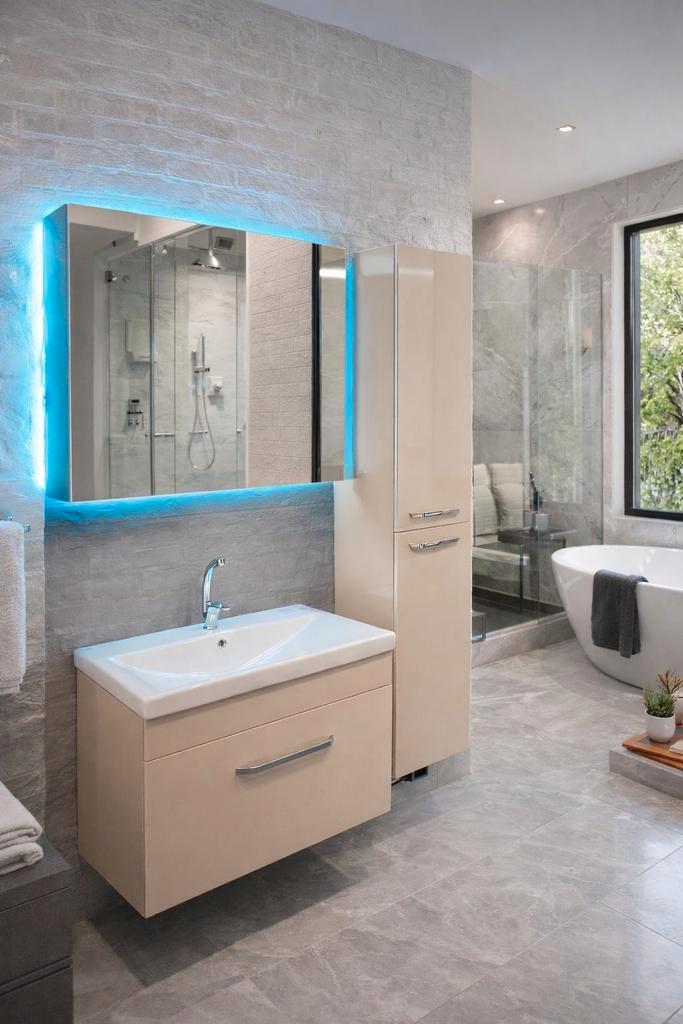 BEL ENSEMBLE DE MEUBLES DE SALLE DE BAIN, Maison & Meubles, Salle de bain | Linge de bain & Accessoires, Enlèvement