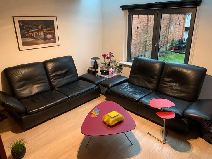 2x 2,5 design zitsbanken, KOINOR model CASINO. (-90% korting, Huis en Inrichting, Zetels | Complete zithoeken, Gebruikt, Leer