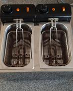Dubbele friteuse, Elektronische apparatuur, Frituurpannen, 1 tot 2 liter, Ophalen, Gebruikt, Duo-friteuse