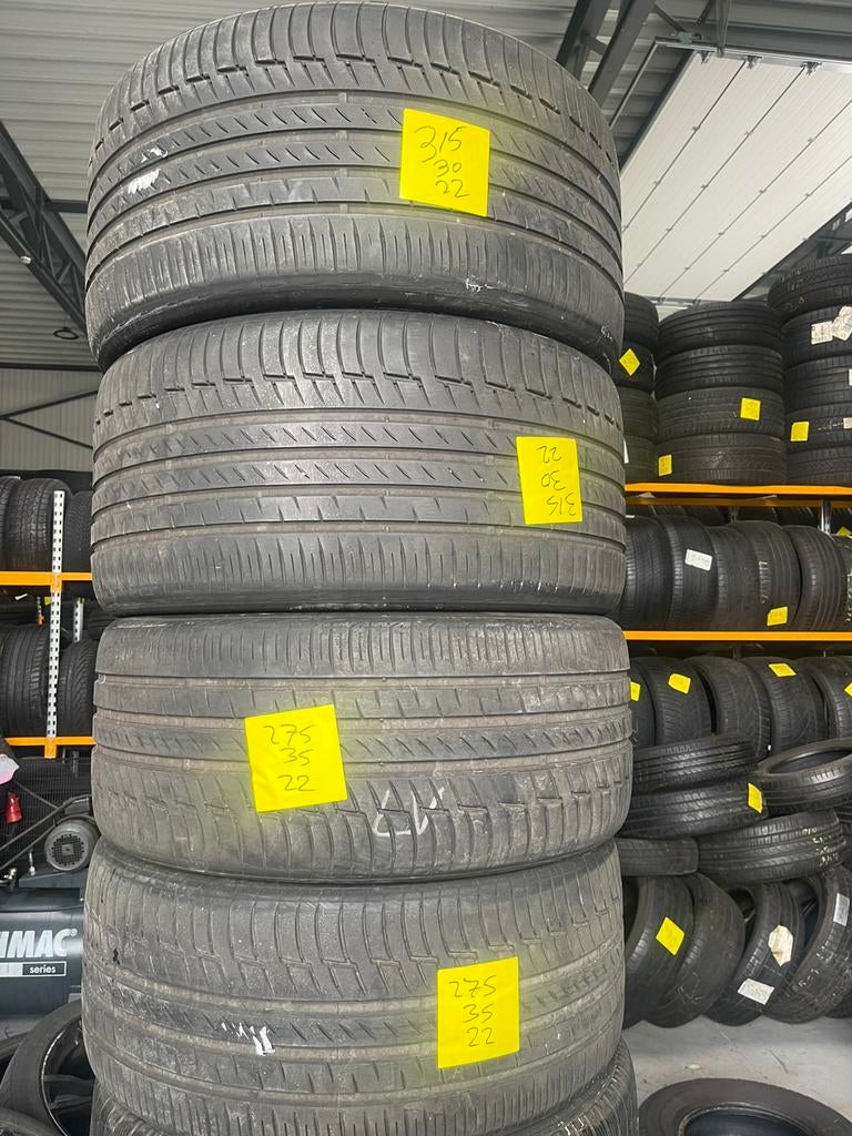 Set / Banden / 315/30/22(107Y) 275/35/22(104Y) Continental, Ophalen of Verzenden