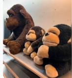 Lot de 3 peluches gorilles, Enlèvement, Neuf
