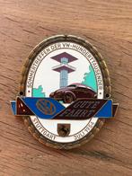 Plaque émaillée VW Beetle avec logo, Collections, Enlèvement ou Envoi, Comme neuf, Panneau publicitaire