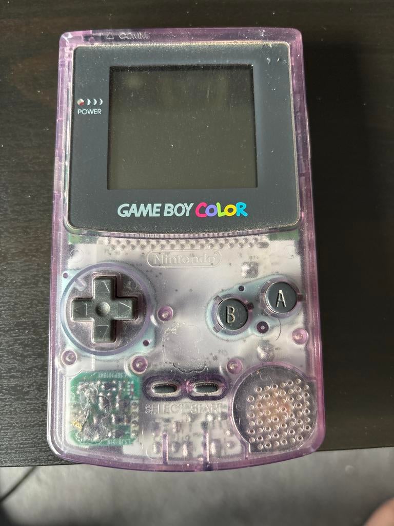 Game Boy Color Atomic Purple, Games en Spelcomputers, Spelcomputers | Nintendo Game Boy, Ophalen, Zo goed als nieuw, Game Boy Color