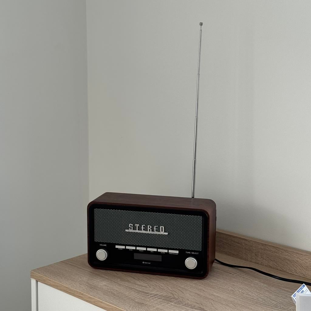 Vintage FM/DAB+ radio, Ophalen, Zo goed als nieuw, Radio