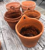 Terracotta bloempotten, Tuin en Terras, Ophalen, Zo goed als nieuw