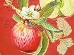 Ronde opdienschotel  "Apple Blossom", Verzenden, Zo goed als nieuw, Rond, Kunststof