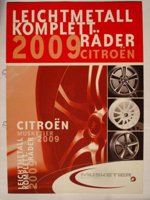 Citroën Musketier 2009 Räder Brochure Prospekt Catalogue, Boeken, Auto's | Folders en Tijdschriften, Nieuw, Citroën, Verzenden