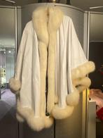 Witte lederen cape, Wit, Maat 46/48 (XL) of groter, Belmont, Ophalen of Verzenden