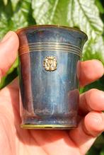Petite tasse de Lourdes en métal argenté, Antiquités & Art, Enlèvement ou Envoi