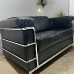 siège biplace en cuir vintage/style Corbusier, Enlèvement ou Envoi