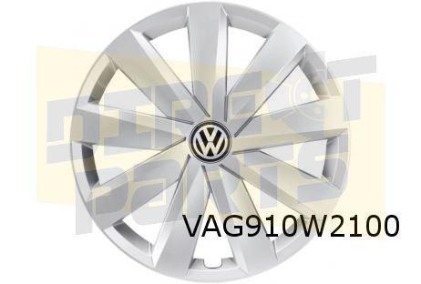 Volkwagen Passaat B8 (10/14-) Wieldoppenset 16" (YTI zilver, Auto diversen, Wieldoppen, Nieuw, Verzenden