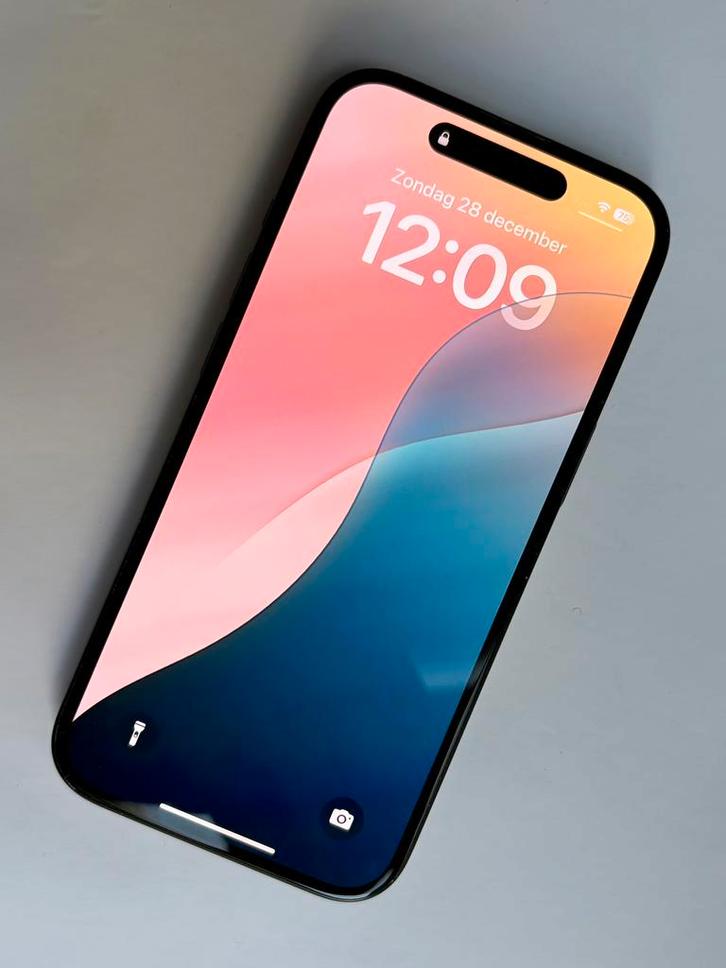 iPhone 15 256GB Zwart – Perfect scherm – Topstaat, Telecommunicatie, Mobiele telefoons | Apple iPhone, Gebruikt, 256 GB, Zonder abonnement