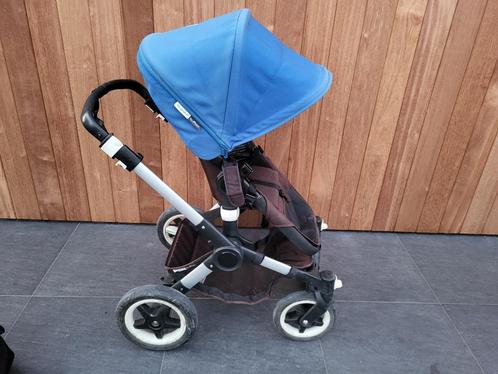 Buggy bugaboo 3in1 met extra's, Enfants & Bébés, Buggys, Utilisé, Autres marques, Protection de pluie, Dossier réglable, Couverture pieds