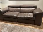 divan cuir (pleine fleur) 3 places électrique, Maison & Meubles, Enlèvement, Cuir
