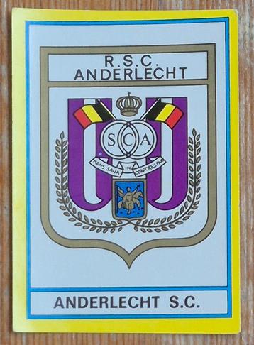 Panini Football 75 nummer 1 Badge Anderlecht beschikbaar voor biedingen