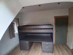 Hoogslaper met bureau en kast., Huis en Inrichting, Slaapkamer | Stapelbedden en Hoogslapers, Ophalen, Hoogslaper, Eenpersoons