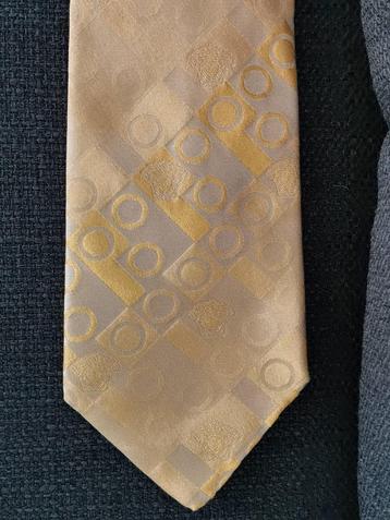 vintage Gianni Versace - goudkleurige stropdas beschikbaar voor biedingen