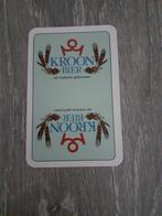 1 speelkaart Kroon bier, Collections, Cartes à jouer, Jokers & Jeux des sept familles, Comme neuf, Enlèvement ou Envoi