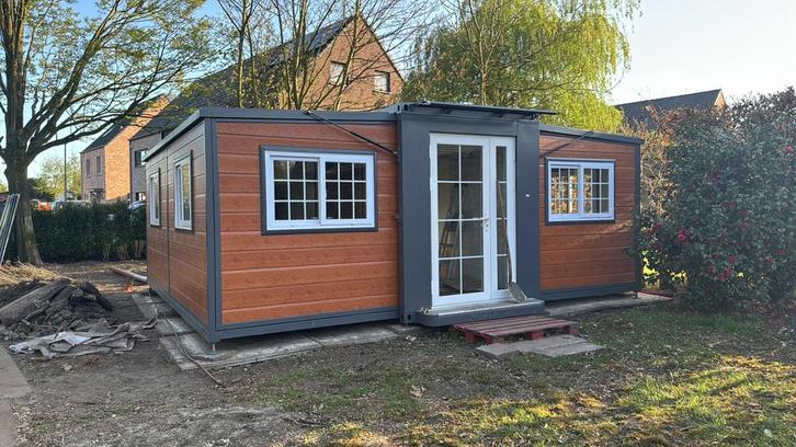 Luxe tiny house 36m2 instapklaar, Caravans en Kamperen, Stacaravans, tot en met 2, Ophalen
