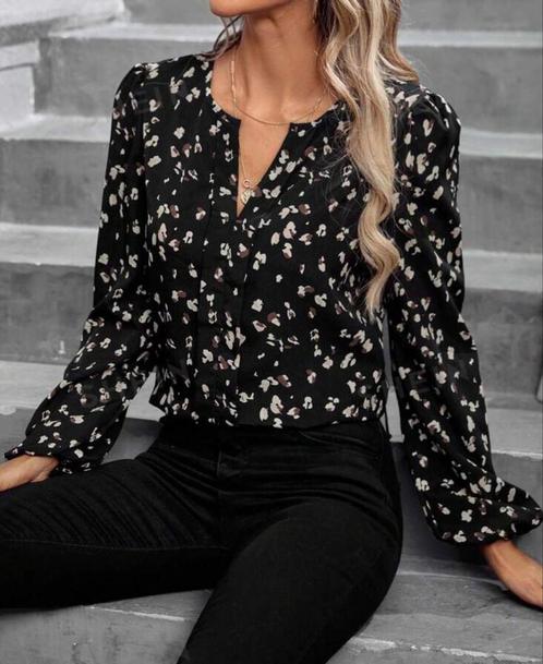 Blouse maat XL, Kleding | Dames, Blouses en Tunieken, Maat 46/48 (XL) of groter, Zwart, Ophalen of Verzenden