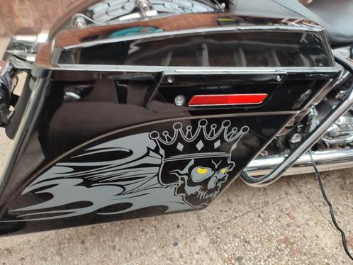Harde zijkoffers stretched Harley TOURING 97 – 13, Motoren, Onderdelen | Harley-Davidson, Gebruikt, Ophalen