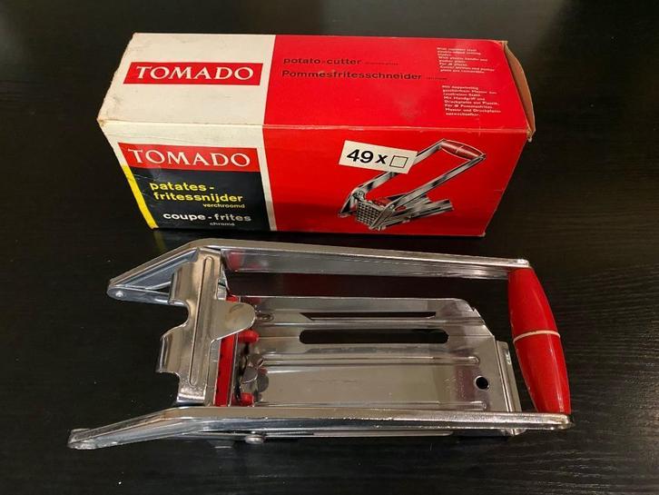 TOMADO frietsnijder patatsnijder verchroomd, Huis en Inrichting, Keuken | Keukenbenodigdheden, Ophalen of Verzenden