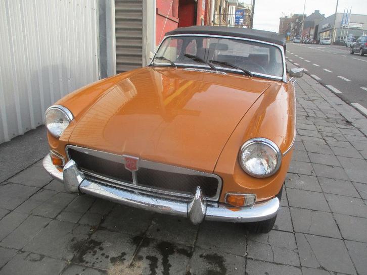 mGB, Auto's, MG, Particulier, Te koop, B, Startonderbreker, Benzine, Euro 1, Cabriolet, 2 deurs, Handgeschakeld, Bruin, Overige bekleding