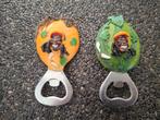 2 flesopener Reggae Bob Marley look magneten, Ophalen of Verzenden, Zo goed als nieuw, Flesopener, Overige merken