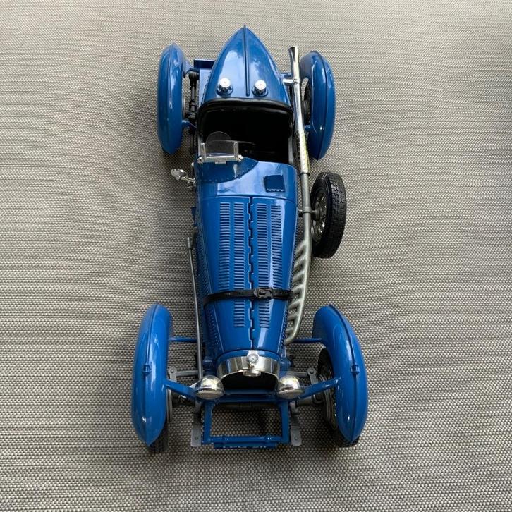 Bugatti Type 59 uit het jaar 1934, Hobby en Vrije tijd, Modelauto's | 1:18, Zo goed als nieuw, Auto, Burago, Ophalen of Verzenden