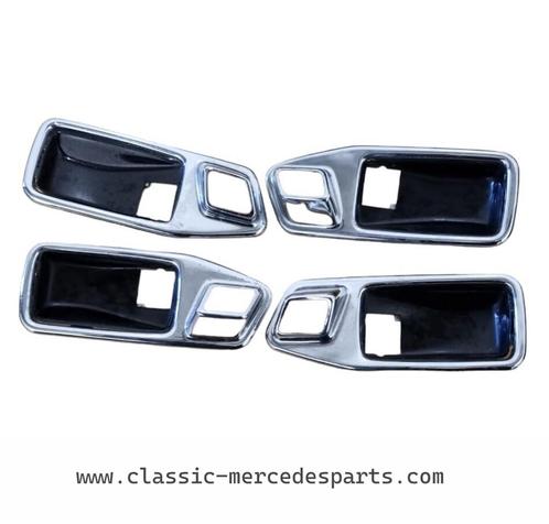 Chroomafwerking deuropener Mercedes w116, Autos : Pièces & Accessoires, Carrosserie & Tôlerie, Porte, Mercedes-Benz, Utilisé, Enlèvement ou Envoi