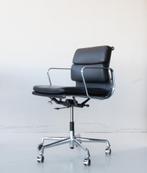 Vitra Eames Ea 217 chroom zwart leder bureaustoel, Enlèvement, Neuf, Blanc, Chaise de bureau