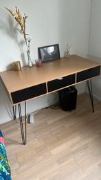 Bureau style moderne avec 3 tiroirs, Huis en Inrichting, Bureaus, Ophalen, Zo goed als nieuw, Bureau