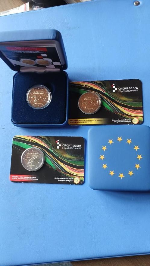 2 € commémo Belgique 2025 "circuit de Spa Francorchamps", Postzegels en Munten, Munten | Europa | Euromunten, Losse munt, 2 euro