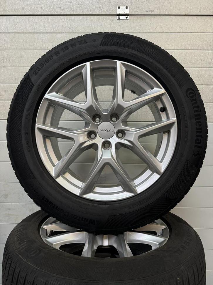 DEMO SET 18’’ LYNK EN CO VELGEN WINTERBANDEN ORIG, Auto-onderdelen, Banden en Velgen, Banden en Velgen, Winterbanden, 18 inch