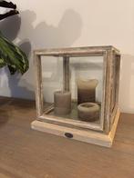 Groot windlicht van Riverdale, Ophalen, Zo goed als nieuw, Hout