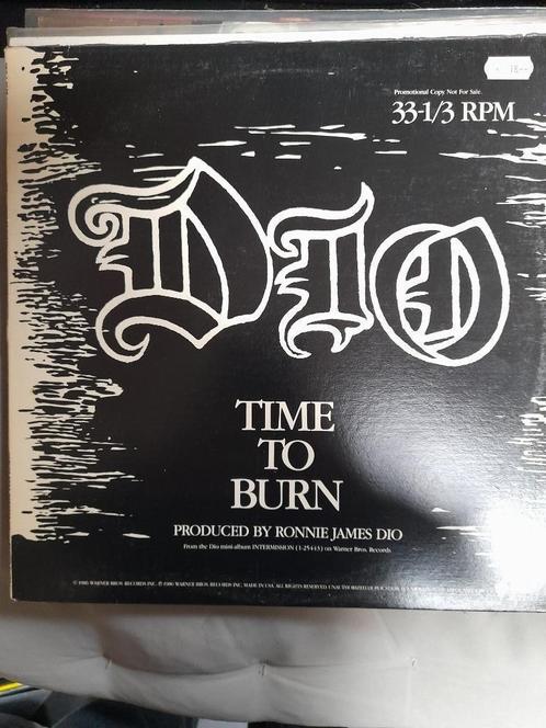 12" - dio - time to burn - us promo, Cd's en Dvd's, Vinyl | Hardrock en Metal, Gebruikt, Ophalen of Verzenden