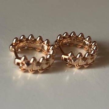 Cartier Oorbellen Rosé Goud Verguld beschikbaar voor biedingen