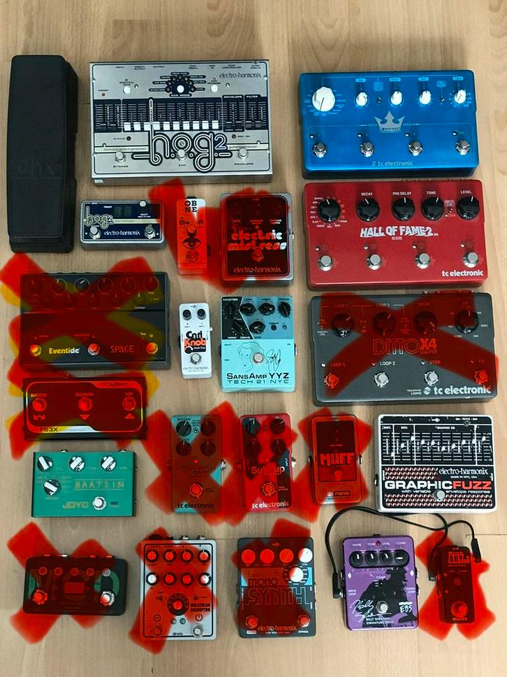 Tc electronic, EHX, Sansamp e.a., Muziek en Instrumenten, Effecten, Zo goed als nieuw, Ophalen of Verzenden