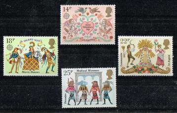Postzegels uit Engeland - K 4485 - folklore beschikbaar voor biedingen