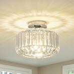 Moderne kristallen plafondlamp SNELLE GRATIS LEVERING, Huis en Inrichting, Lampen | Plafondlampen, Verzenden, Nieuw, Metaal, MODERN