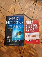 Lot de 2 livres de Mary Higgins Clark, Livres, Romans, Comme neuf, Mary Higgins Clark, Enlèvement ou Envoi