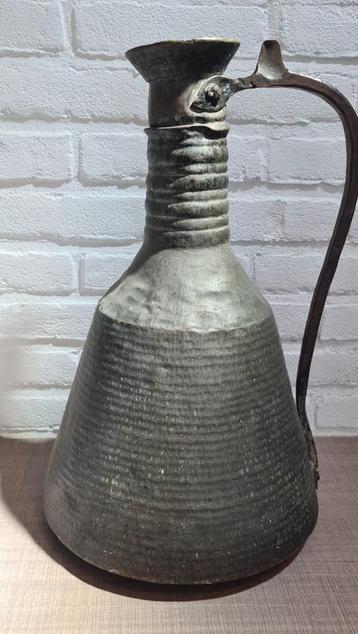 Grote koperen Afghaanse antiek kamelen melkkan. beschikbaar voor biedingen